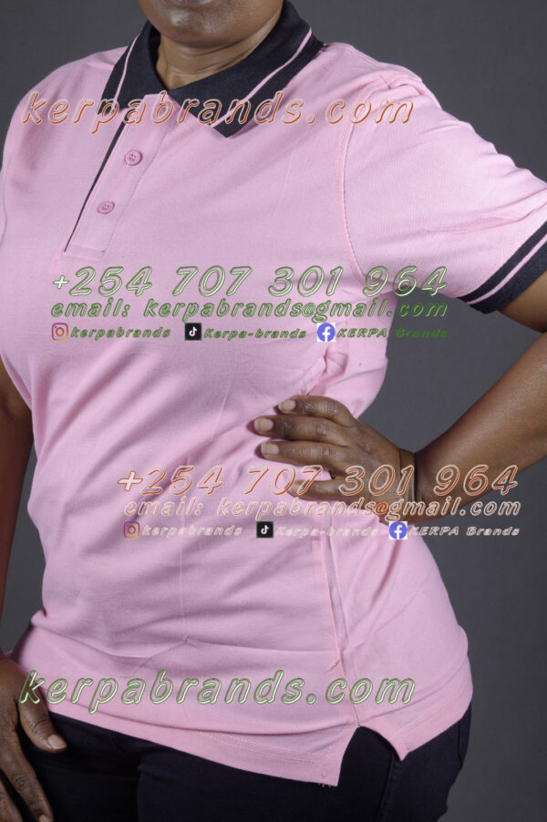 Felitex Maxi Pink/Black Polo Shirt