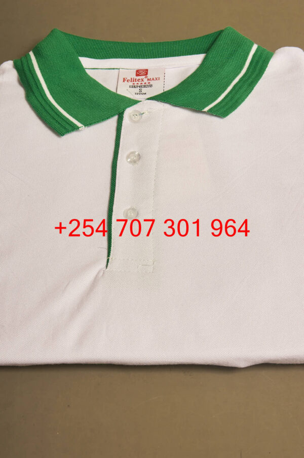 Felitex Maxi White/Green Polo Shirt