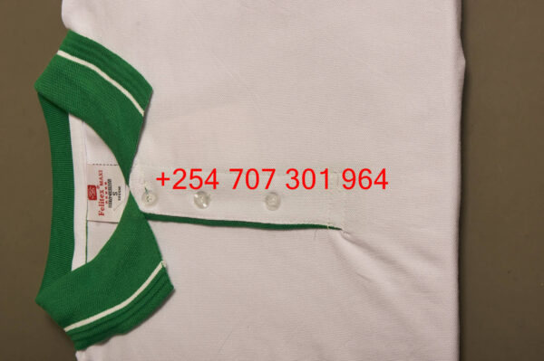 Felitex Maxi White/Green Polo Shirt - Image 3