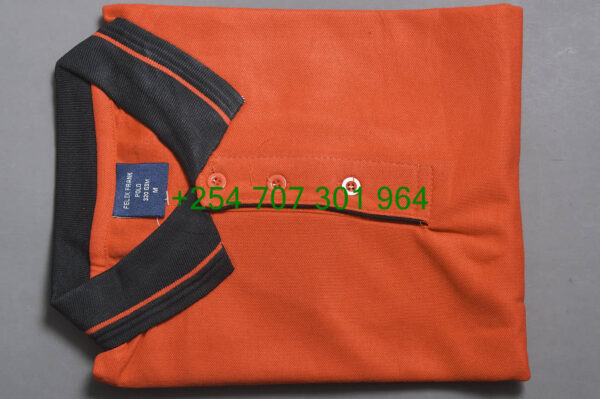 Felix Frank Orange/Black Polo Shirt