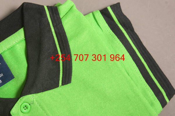 Felix Frank Light Green/Black Polo Shirt - Image 3