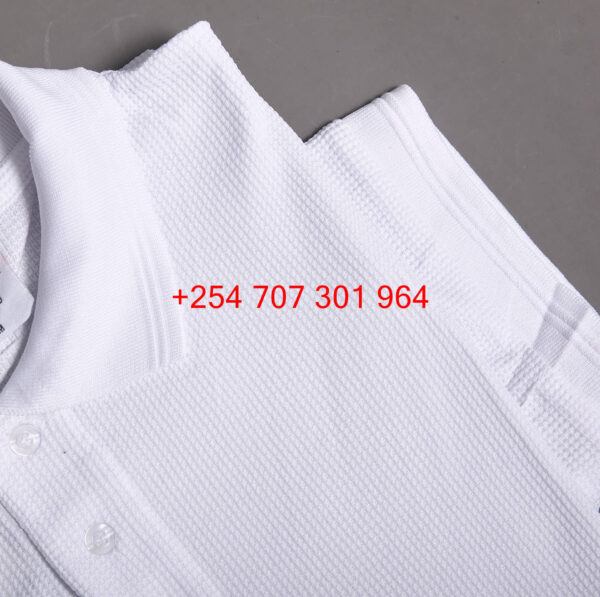 Felitex Maxi White Dotted Polo Shirt - Image 2