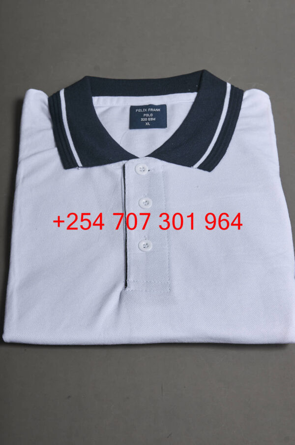 Felix Frank White/Black Polo Shirt