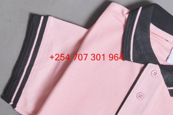 Felitex Maxi Pink/Black Polo Shirt - Image 2