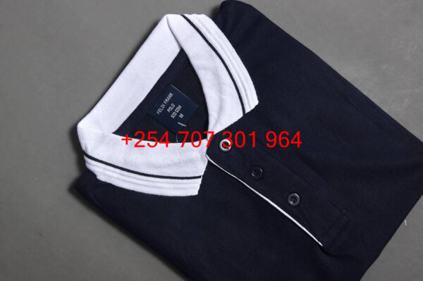 Felix Frank Blue/White Polo Shirt