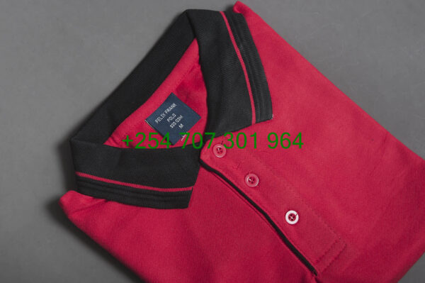 Felix Frank Red/Black Polo Shirt