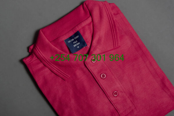 Victor Terry Red Polo Shirt