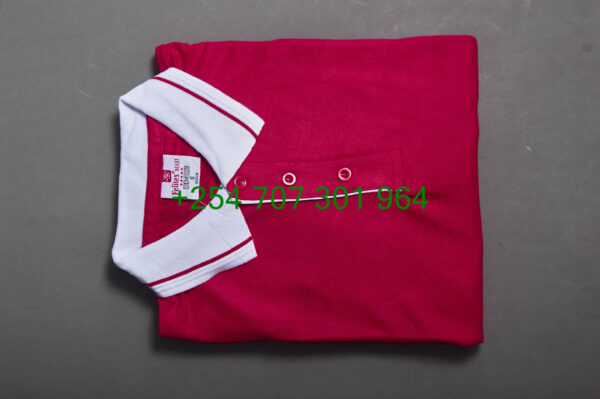 Felitex Maxi Red/White Polo Shirt - Image 3