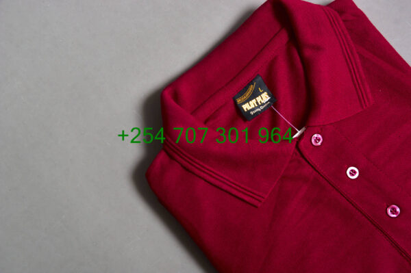 Pilot Plus Red Polo Shirt - Image 3