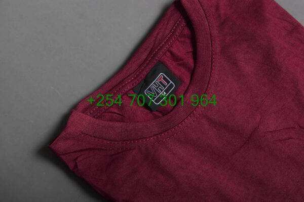 VHT Maroon Round Neck Tshirt - Image 2