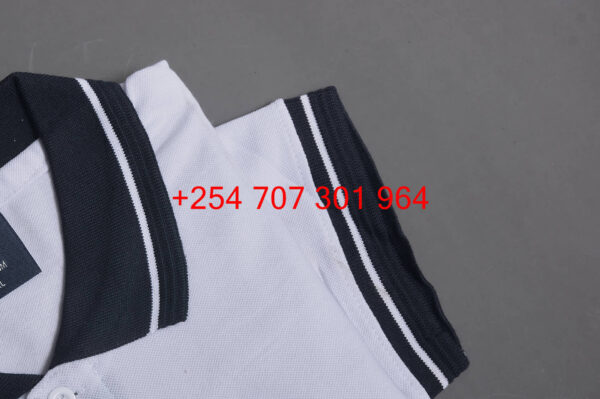 Felix Frank White/Black Polo Shirt - Image 2