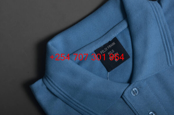 Felix Frank Light Blue Polo Shirt - Image 2