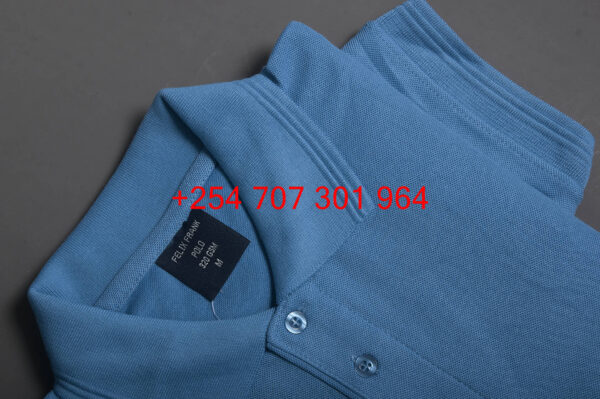 Felix Frank Light Blue Polo Shirt - Image 3