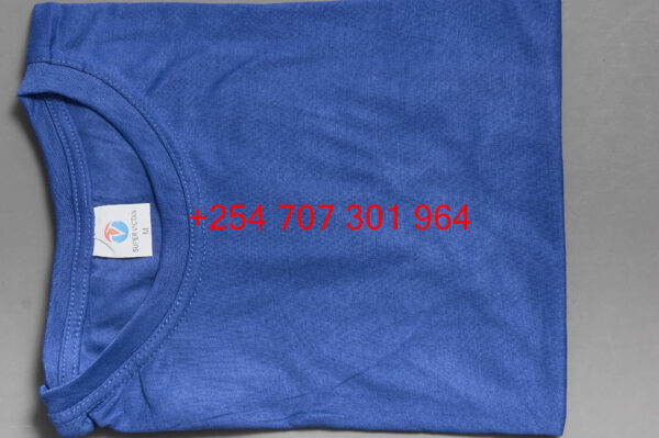 Super Victan Blue Round Neck Tshirt - Image 3