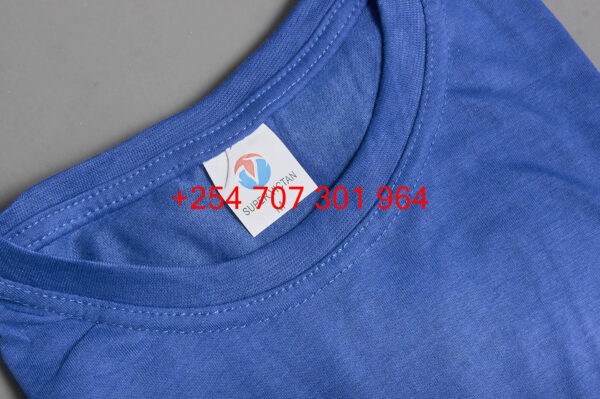 Super Victan Blue Round Neck Tshirt - Image 2