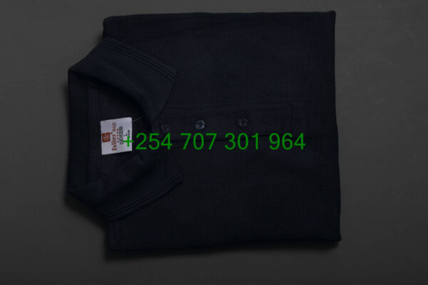 Felitex Maxi Blue Dotted Polo Shirt - Image 3