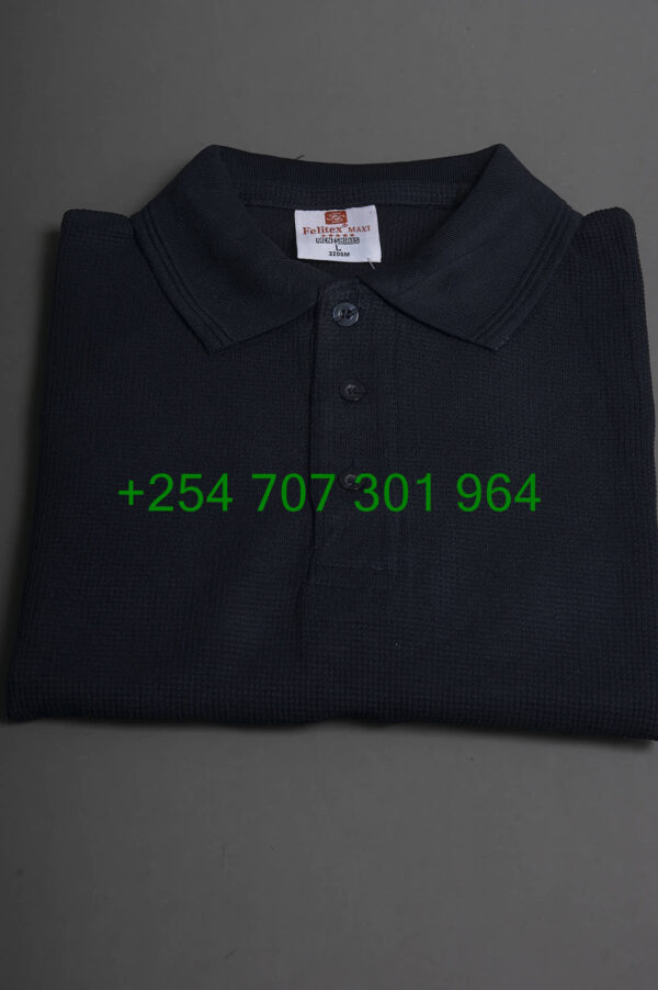 Felitex Maxi Blue Dotted Polo Shirt