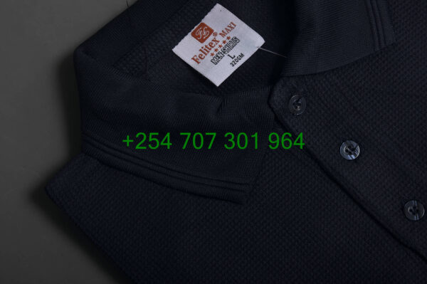 Felitex Maxi Blue Dotted Polo Shirt - Image 4