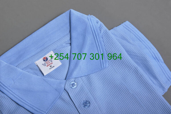 VHT Maxi Light Blue Polo Shirt - Image 2