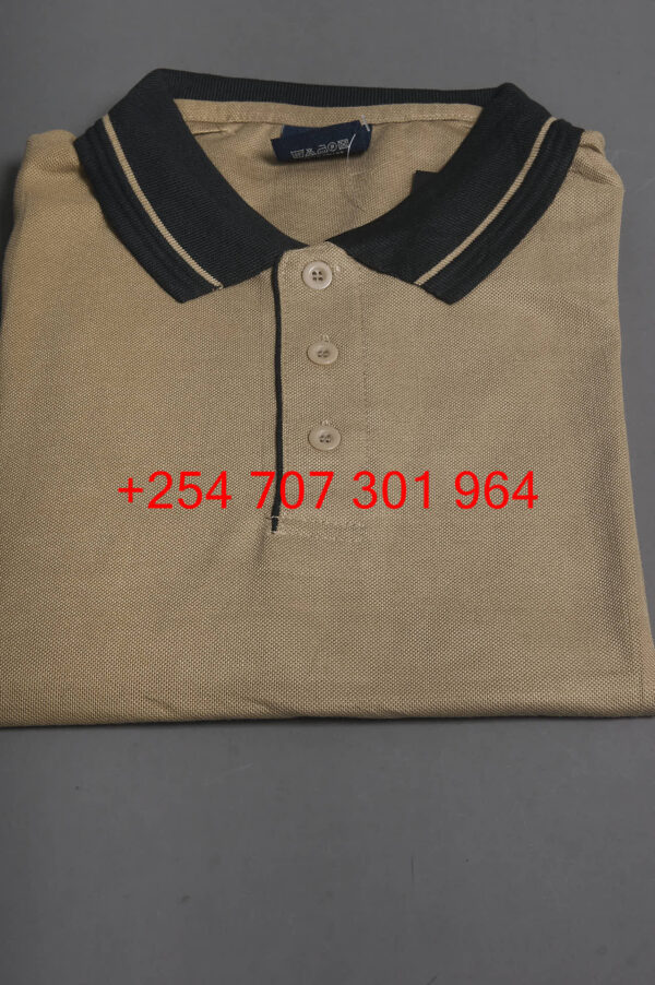 Victor Terry Gold/Black Polo Shirt