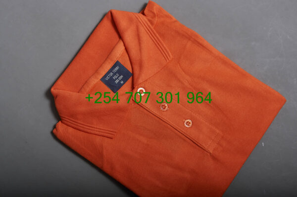 Victor Terry Orange Polo Tshirt