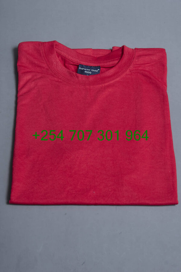 Superior Gold Red Round Neck Tshirt