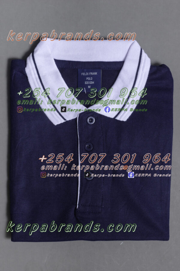 Felix Frank Polo Navy/White Polo Shirt