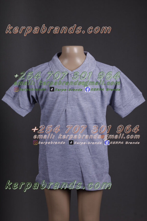 Little Victan Polo Shirt - Grey