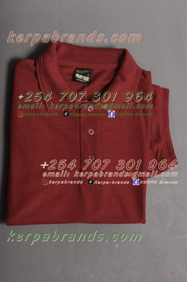 Pilot Plus Maroon Polo Shirt - Image 2