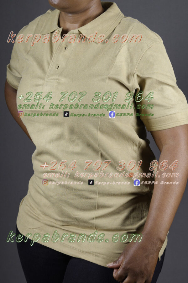 Victor Terry Beige Polo Shirt